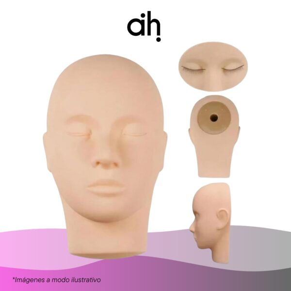 Maniquí de práctica (para pestañas y maquillaje)