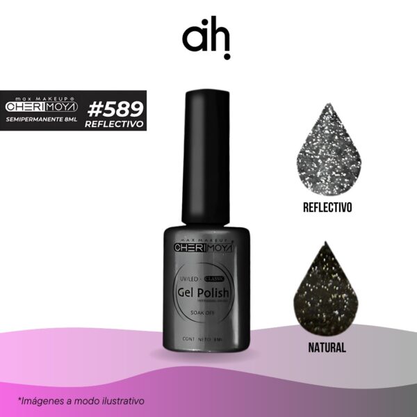 Esmalte Reflectivo Semipermanente Cherimoya