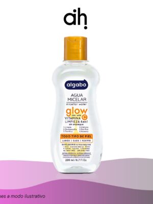 Agua micelar GLOW 200ml - Algabo